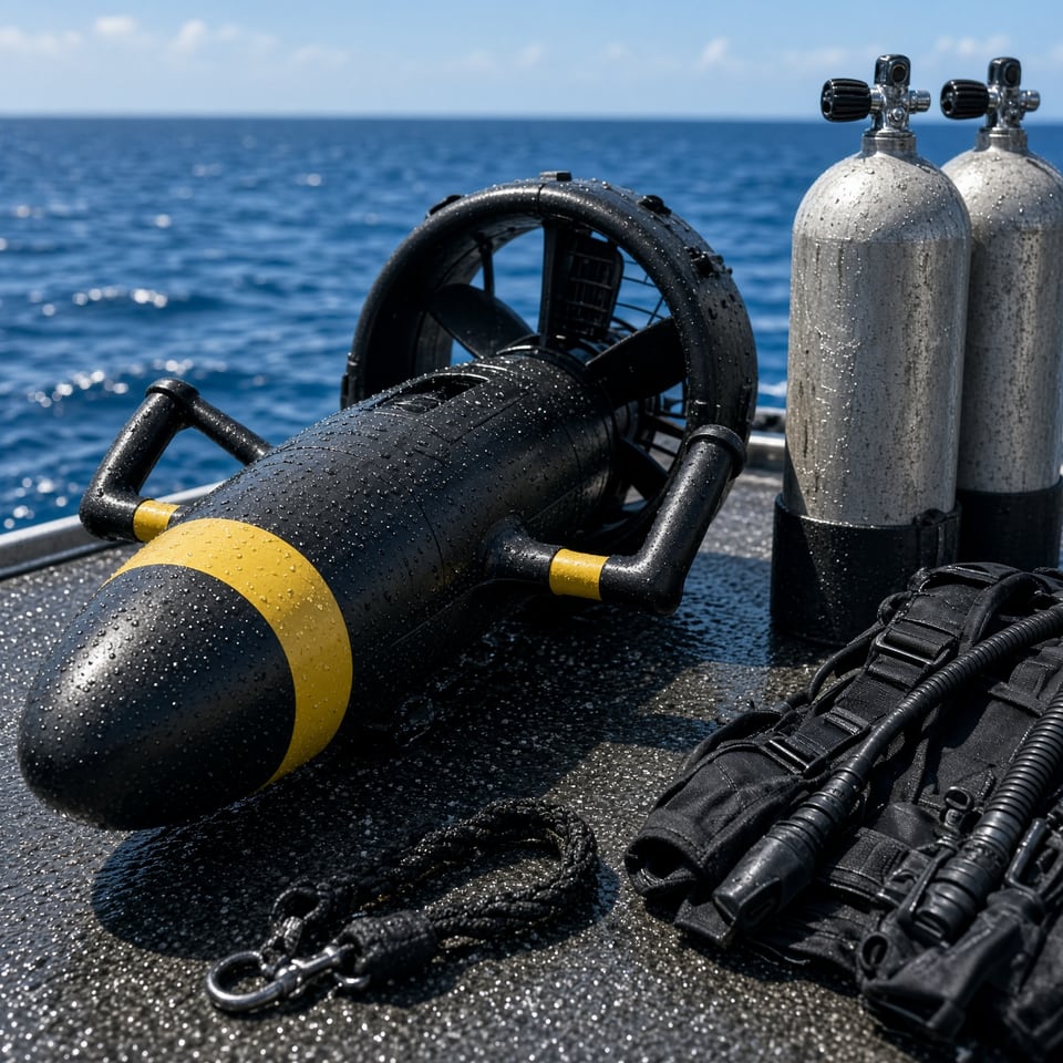 DPV de buceo — vehículo de propulsión con clasificación de profundidad