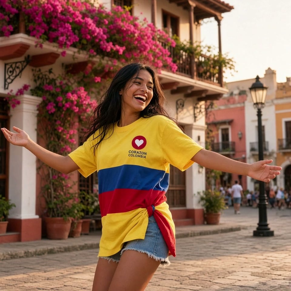 Camiseta oversize — Bandera